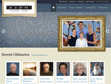 Tablet Screenshot of byrnfuneralhome.net